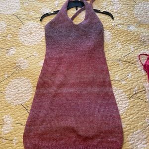 Princess Polly halter top knit mini dress
